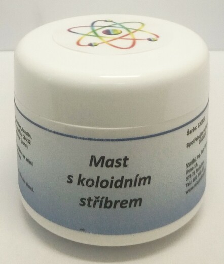 Mast s koloidním stříbrem