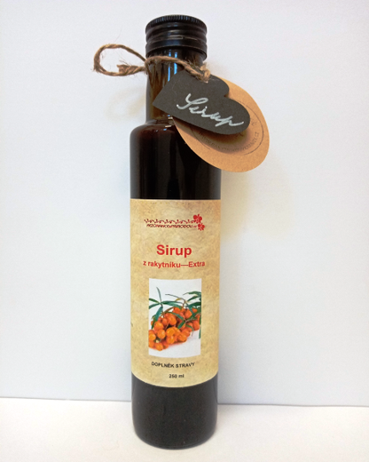 Sirup z rakytníku - EXTRA