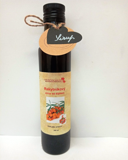 Rakytníkový sirup se šípkem